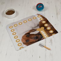 Dog Paw Print Pet Photo Blanket