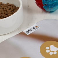 Dog Paw Print Pet Photo Blanket