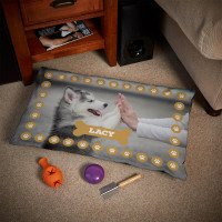 Personalised Paw Print Pet Bed