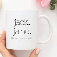 Personalised Peas In A Pod Durham Mug