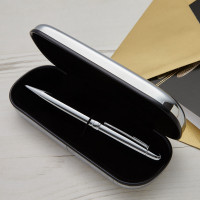 Personalised Chrome Pen Case & Pen