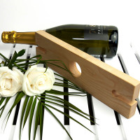 personalised wooden champagne holder