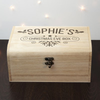 personalised Name Christmas Eve Chest