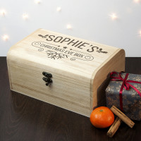 personalised Name Christmas Eve Chest