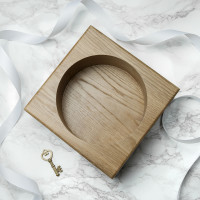 personalised Solid Oak Stash Tray