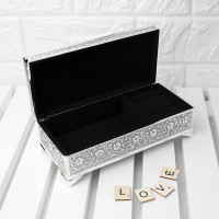 personalised Silver Trinket Box