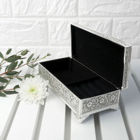 personalised Silver Trinket Box