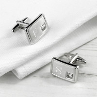 personalised Silver Plated Cufflinks