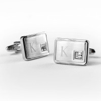 personalised Silver Plated Cufflinks