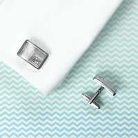 personalised Silver Plated Cufflinks