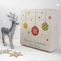 personalised Bauble Christmas Eve Box