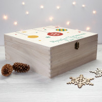 personalised Bauble Christmas Eve Box