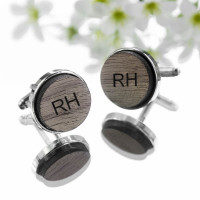 personalised initials cufflinks