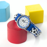 personalised Kids Blue Football Watch