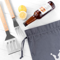 personalised King of the Grill BBQ Tool Set