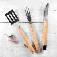 personalised King of the Grill BBQ Tool Set