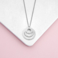 personalised Rings of Love necklace