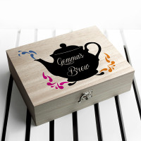 personalised My Favourite Brews Tea Box