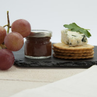 personalised Life is so much Cheddar Heart Slate Cheese Board