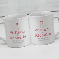 Perfect Match Heart Handle Mug