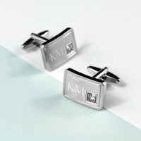 personalised Silver Plated Cufflinks