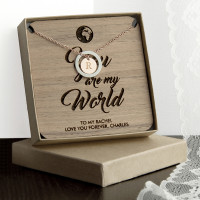 personalised My World Necklace & Keepsake