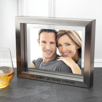 Metallic Grey Toned Photo Frame