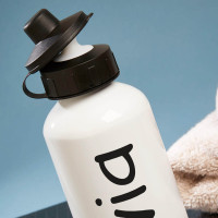 personalised Name White Water Bottle
