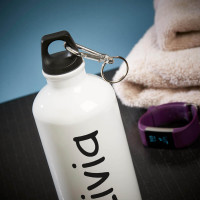 personalised Name White Water Bottle