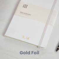 personalised white Moleskine Notebook