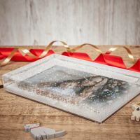 Snow Glass Photo Block