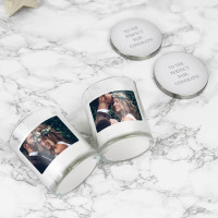 personalised Photo Candles Set