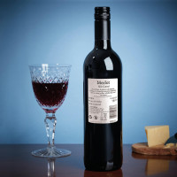 personalised Photo Upload Merlot Red Wine