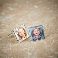 personalised photo upload cufflinks