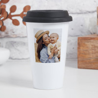 personalised Photo Travel Mug