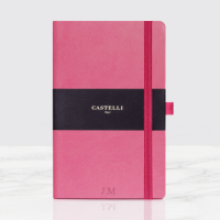 Personalised pink Castelli Notebook