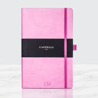 Personalised pink Castelli Notebook