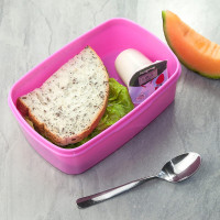 personalised Rainbow Unicorn Lunch Box - Pink