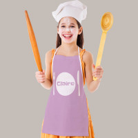 Personalised Pink Plate Apron