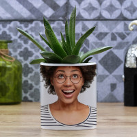 personalised Photo Wrap Plant Pot