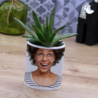 personalised Photo Wrap Plant Pot