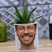 personalised Photo Wrap Plant Pot