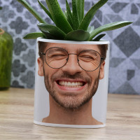 personalised Photo Wrap Plant Pot
