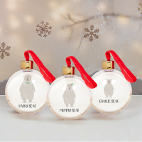 Polar Bear Family X3 Baubles