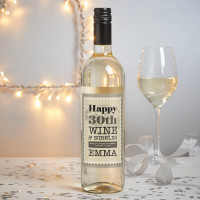 Personalised Postage Stamp Sauv White Wine