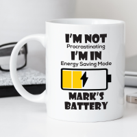 I'm not Procrastinating I'm in Energy Saving Mode Durham Mug