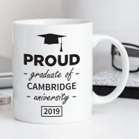 personalised proud graduate mug