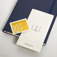 personalised Blue Moleskine Notebook