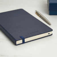 personalised Blue Moleskine Notebook