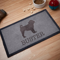 personalised pug doormat